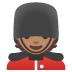 💂🏽 guard: medium skin tone display on Google